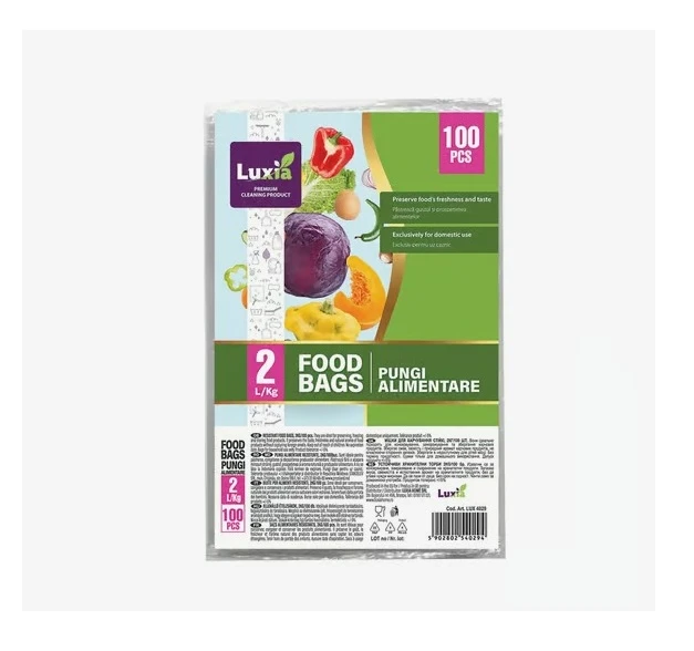 LUXIA PUNGI CONGELATOR 2KG 100BUC 